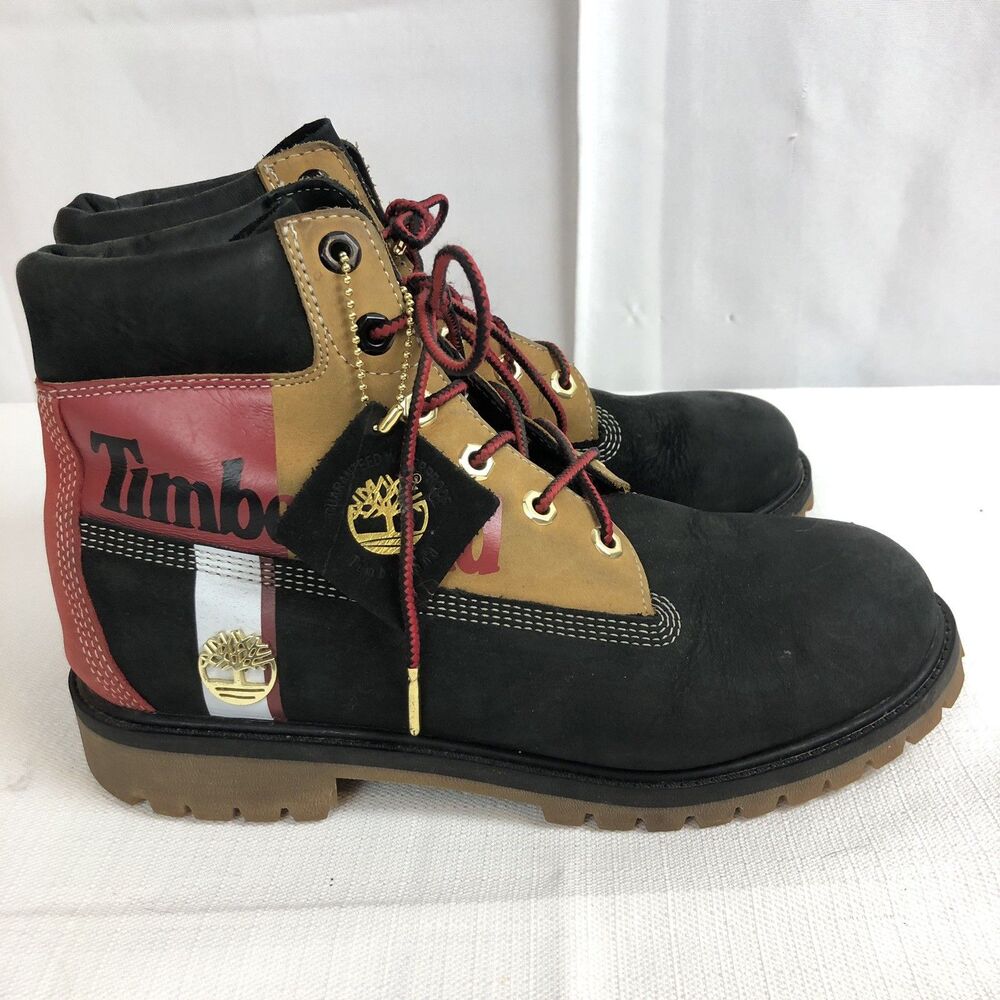 Timberland Boys Youth Size 7 Premium Black Primaloft 200 Leather 6 Inch Boots